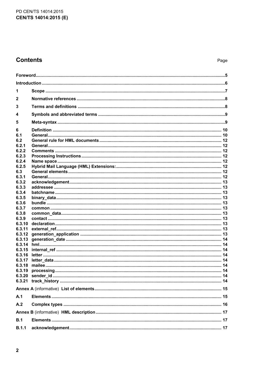 BS PD CEN/TS 14014:2015 BS PD CEN/TS 14014:2015 pdf