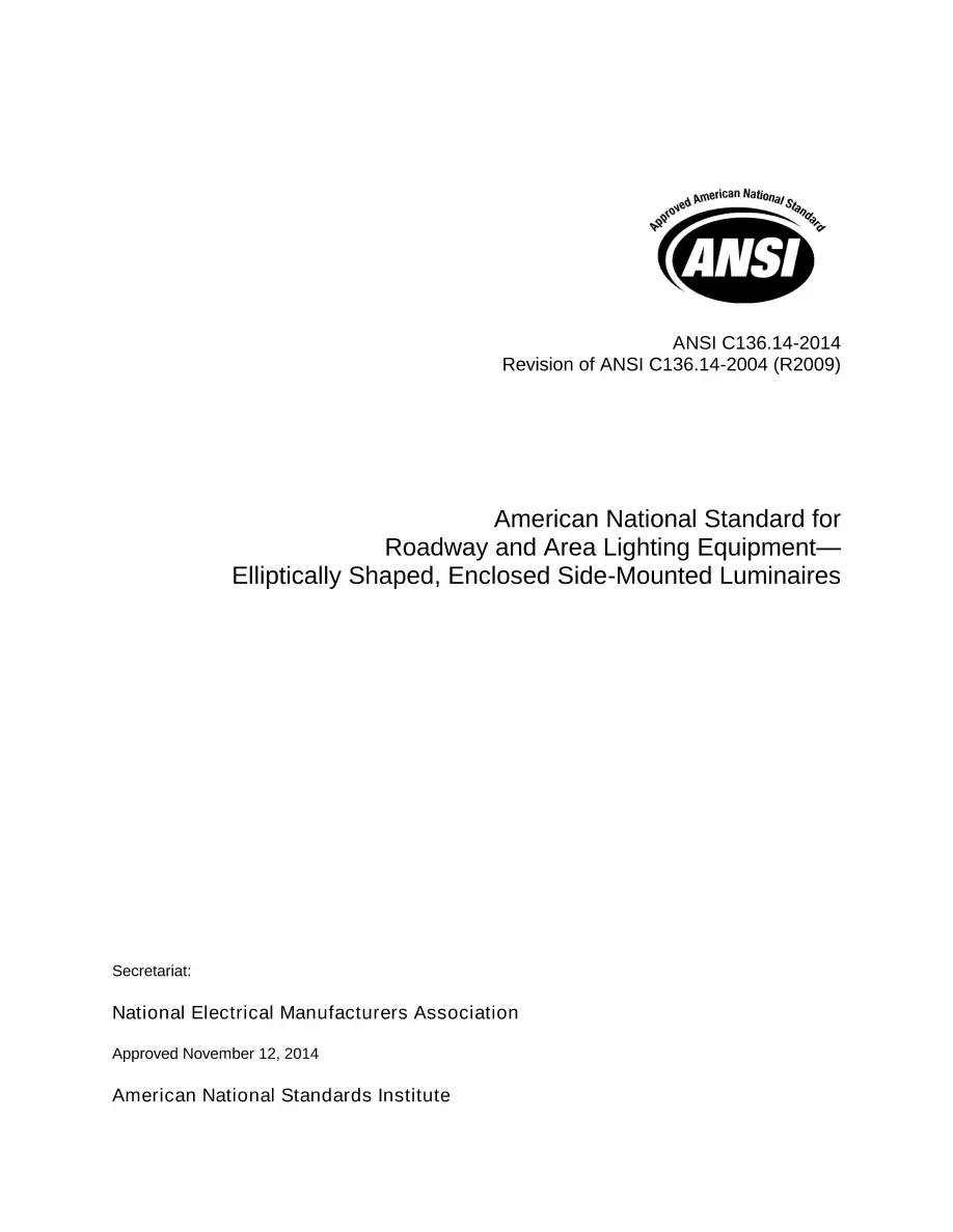 ANSI C136.14-2014 ANSI C136.14-2014 pdf