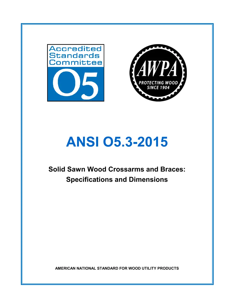 ANSI O5.3-2015 ANSI O5.3-2015 pdf