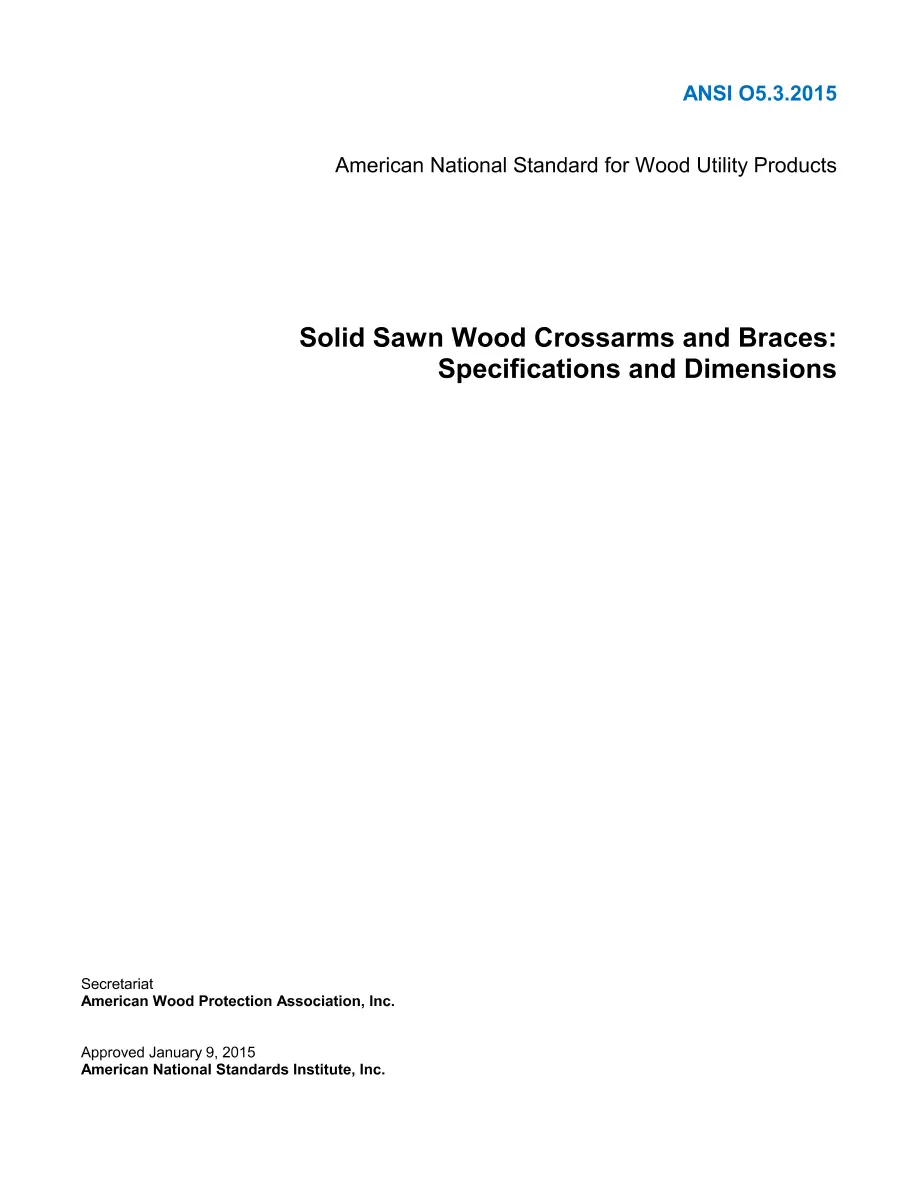 ANSI O5.3-2015 ANSI O5.3-2015 pdf