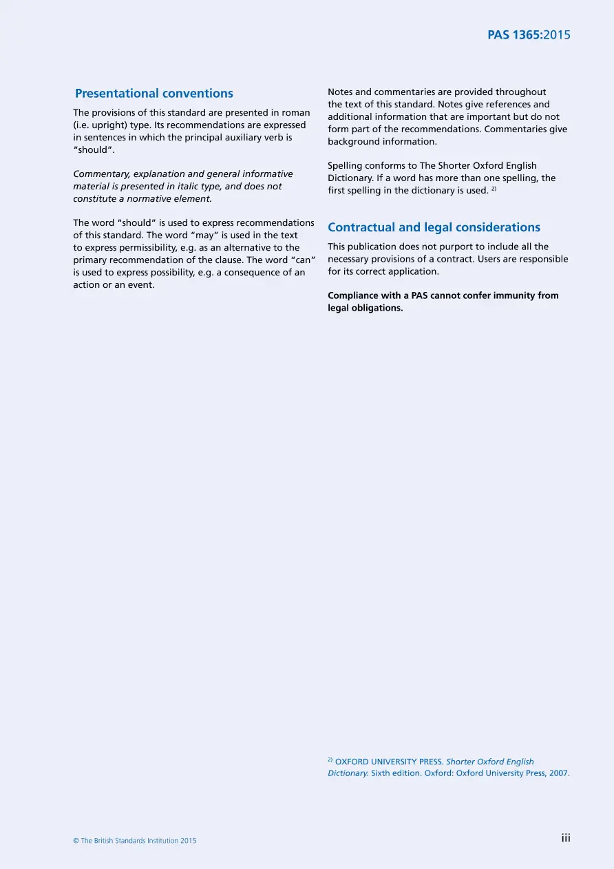 BS PAS 1365:2015 BS PAS 1365:2015 pdf