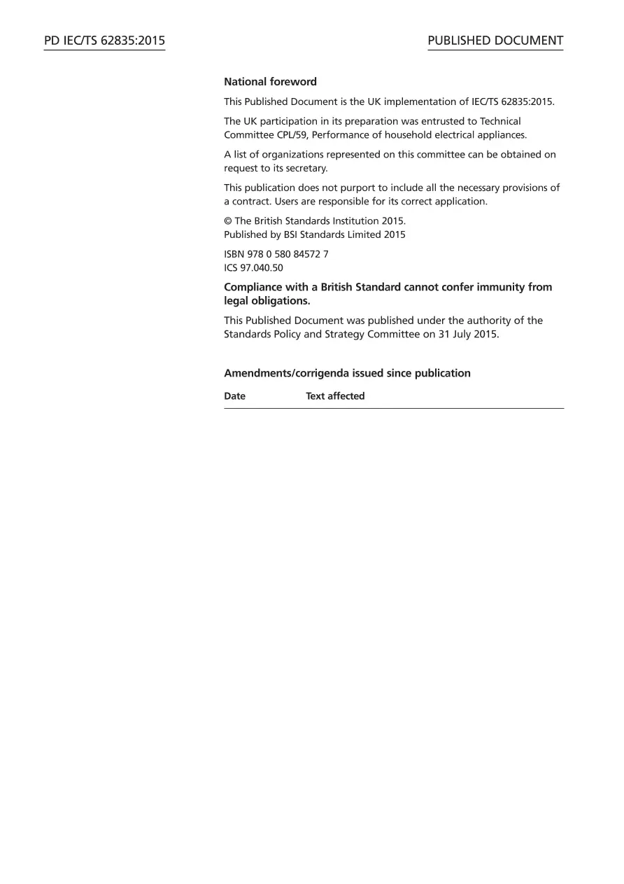 BS PD IEC/TS 62835:2015 BS PD IEC/TS 62835:2015 pdf