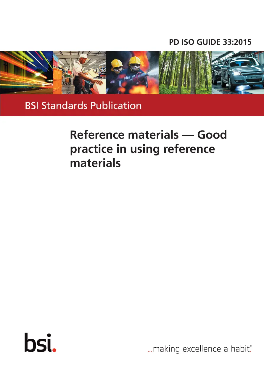 BS PD ISO GUIDE 33:2015 BS PD ISO GUIDE 33:2015 pdf