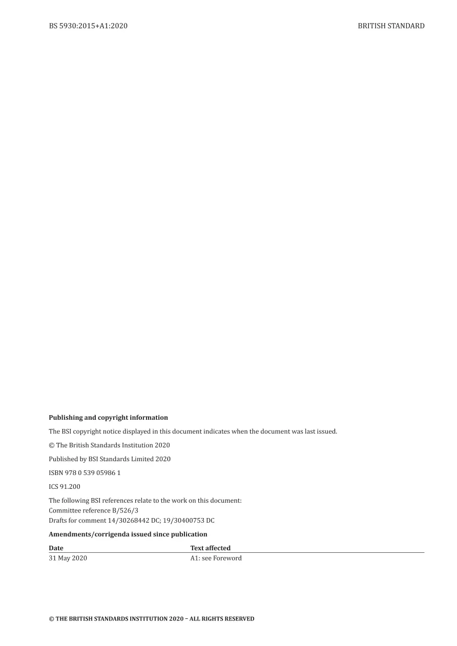 BS 5930:2015+A1 BS 5930:2015+A1 pdf