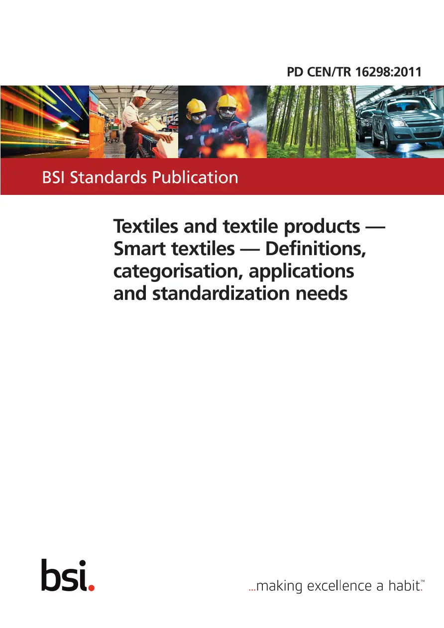 BS PD CEN/TR 16298:2011 BS PD CEN/TR 16298:2011 pdf