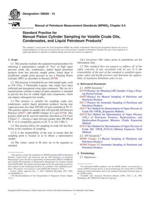 ASTM D8009-15 ASTM D8009-15 pdf