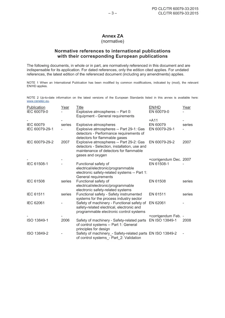 BS PD CLC/TR 60079-33:2015 BS PD CLC/TR 60079-33:2015 pdf