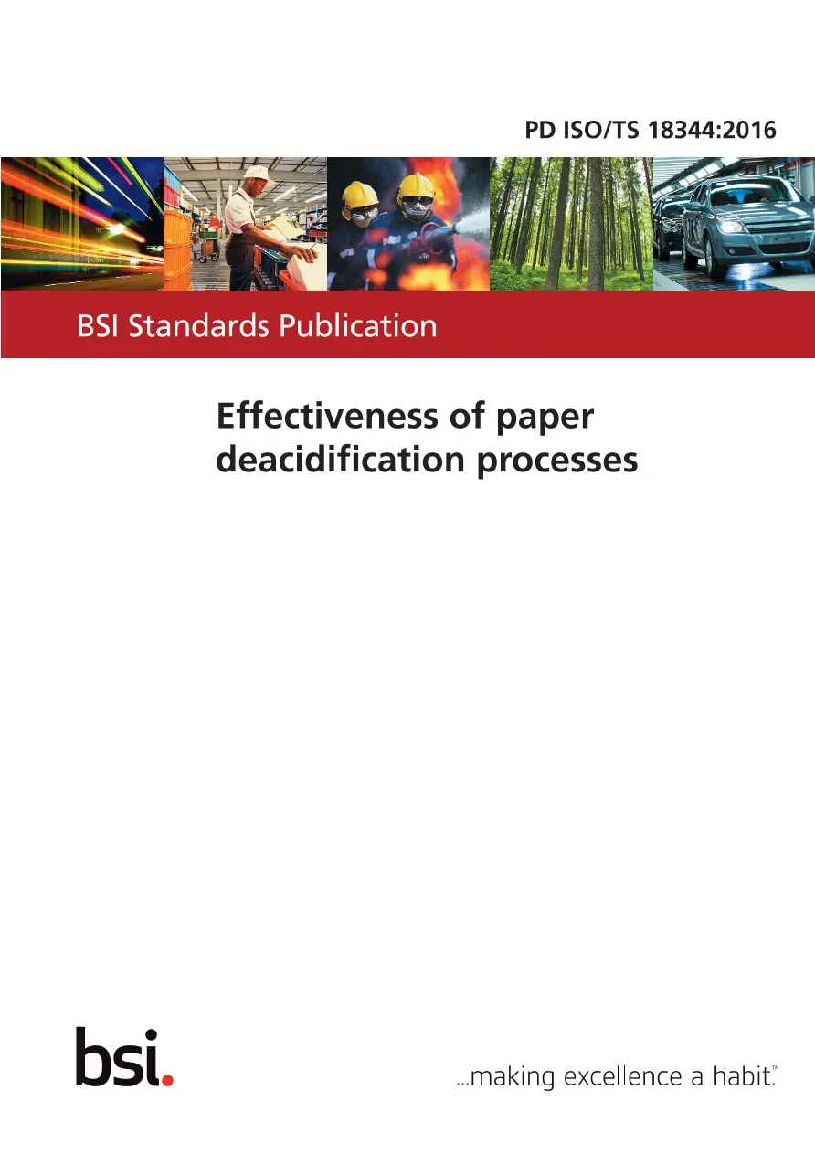 BS PD ISO/TS 18344:2016 BS PD ISO/TS 18344:2016 pdf