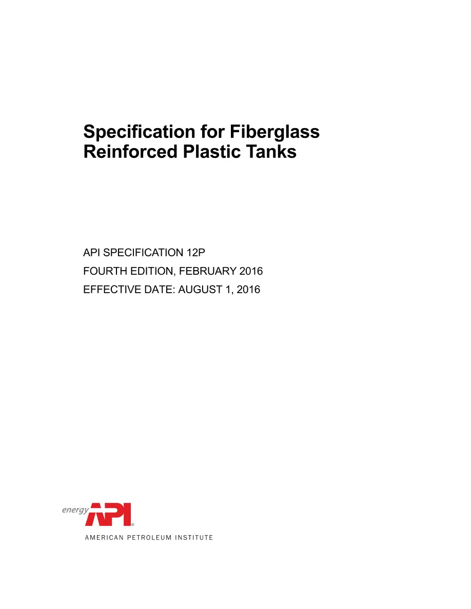 API Spec 12P API Spec 12P pdf