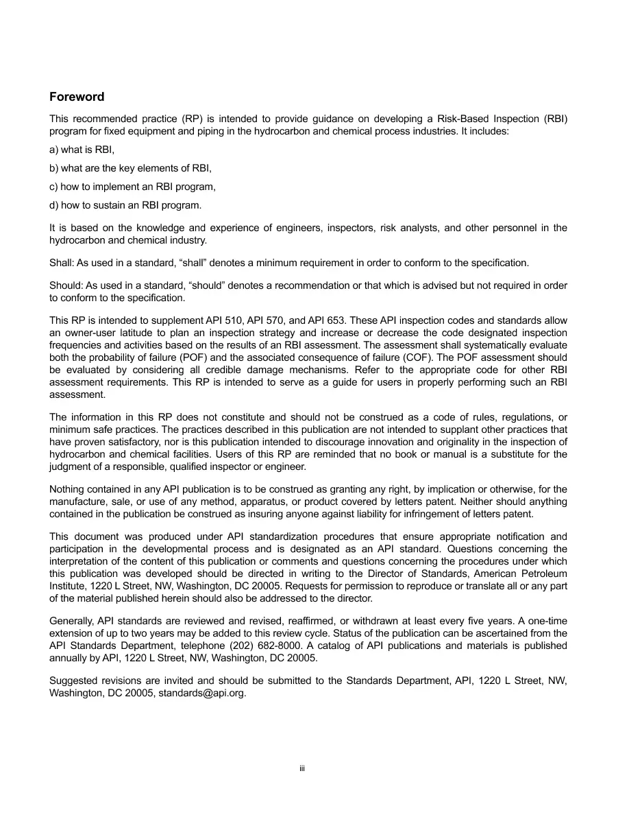 API RP 580 API RP 580 pdf