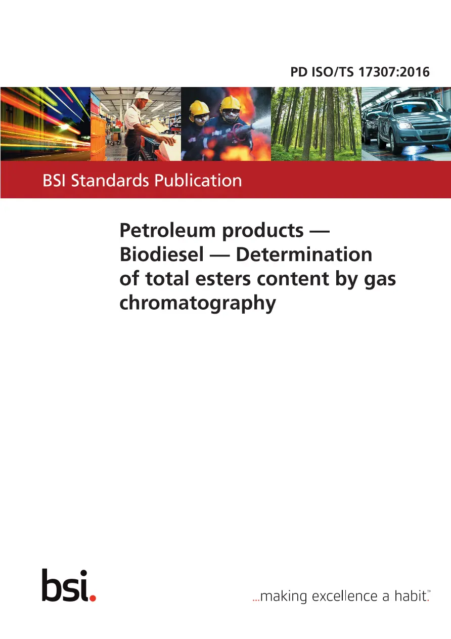 BS PD ISO/TS 17307:2016 BS PD ISO/TS 17307:2016 pdf