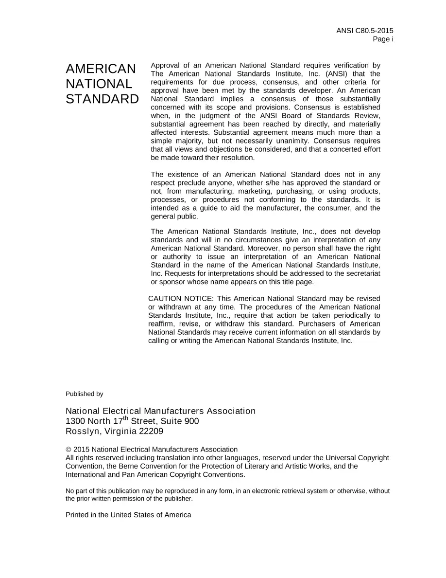 ANSI C80.5-2015 ANSI C80.5-2015 pdf