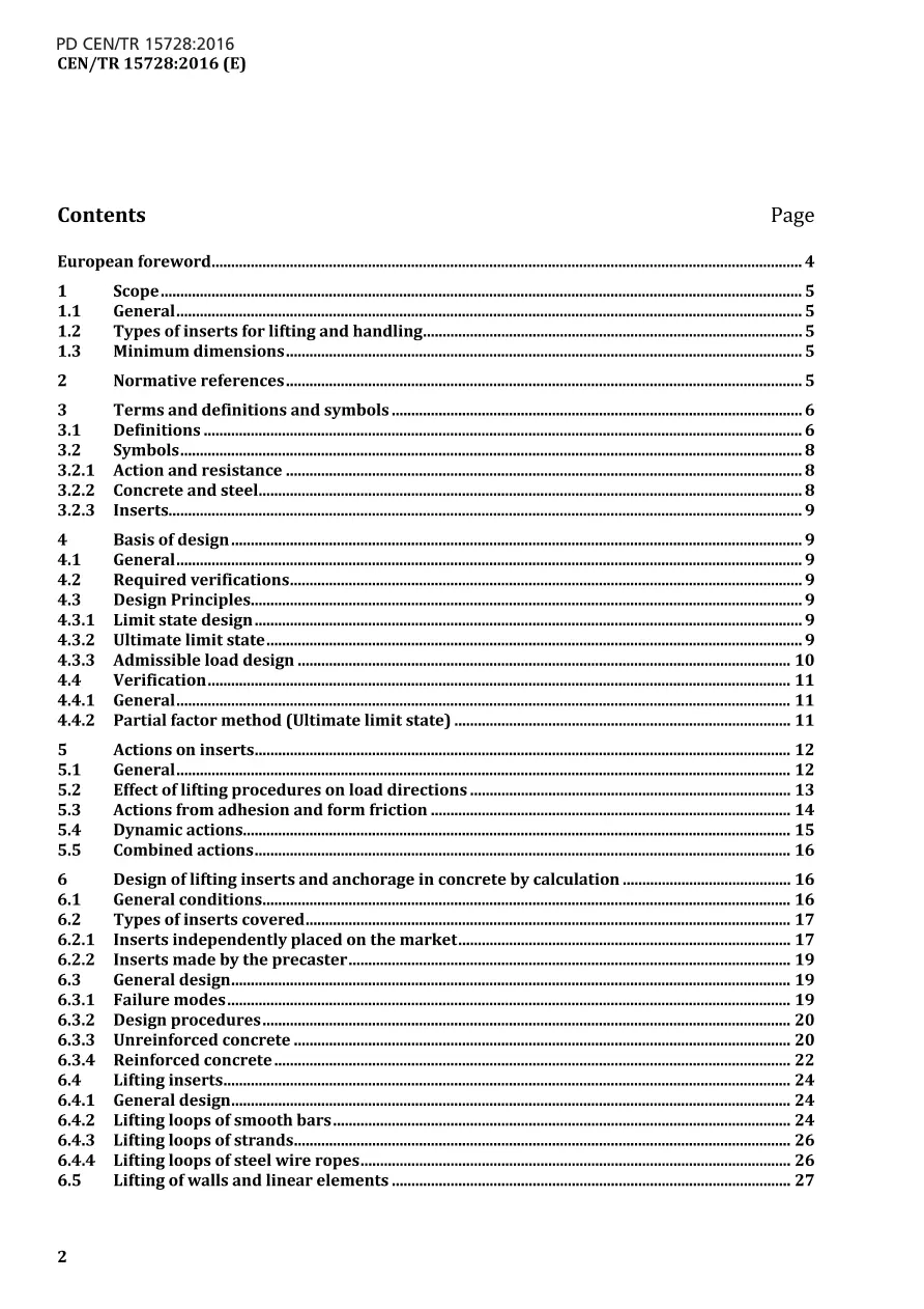 BS PD CEN/TR 15728:2016 pdf