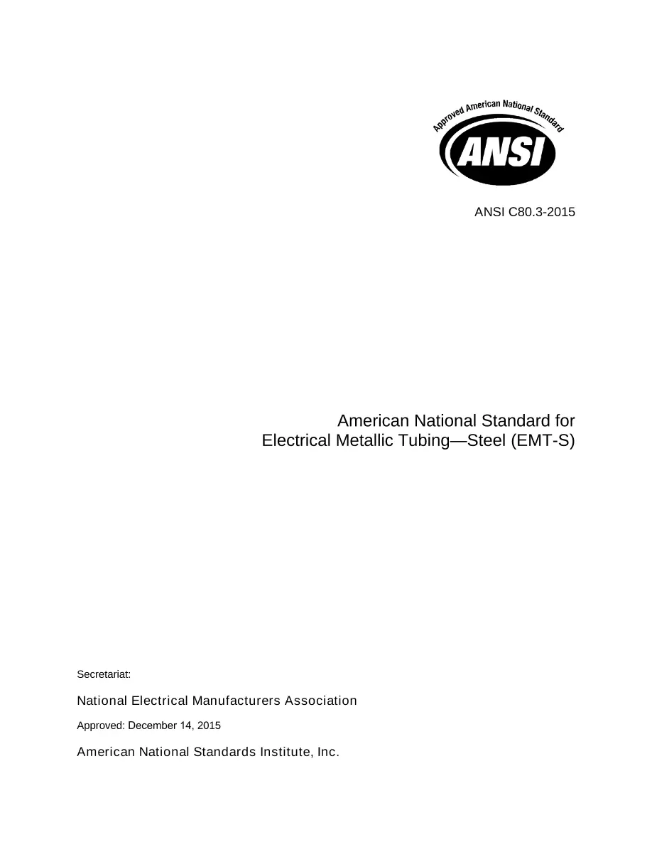 ANSI C80.3-2015 ANSI C80.3-2015 pdf