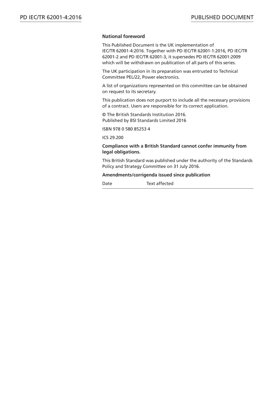 BS PD IEC/TR 62001-4:2016 BS PD IEC/TR 62001-4:2016 pdf