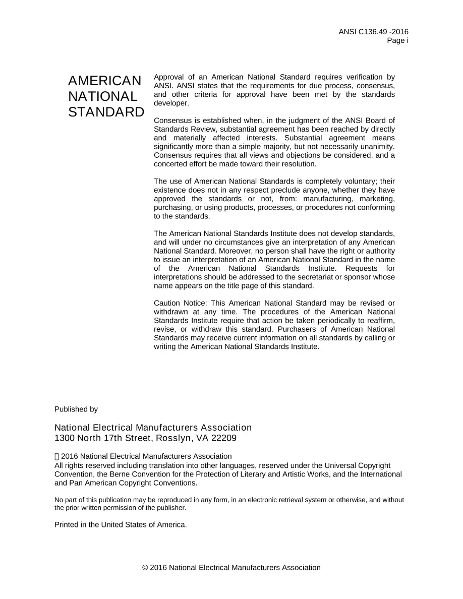 ANSI C136.49-2016 ANSI C136.49-2016 pdf