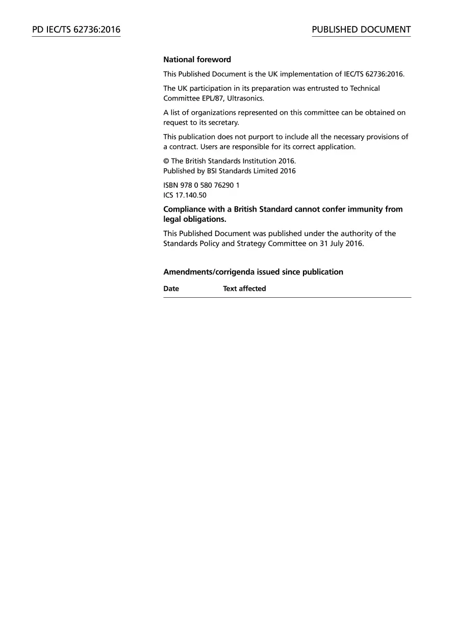 BS PD IEC/TS 62736:2016 BS PD IEC/TS 62736:2016 pdf