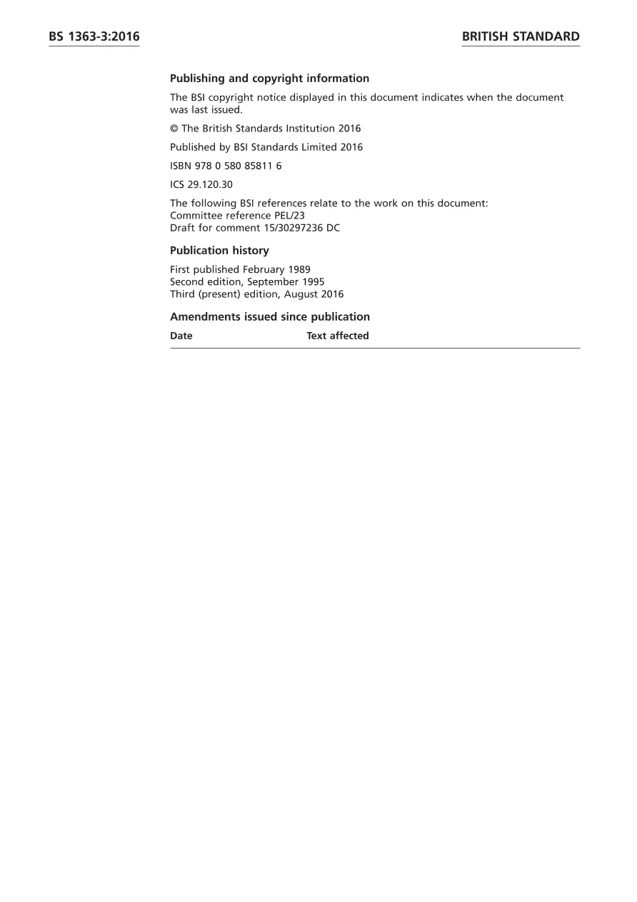 BS 1363-3:2016 BS 1363-3:2016 pdf