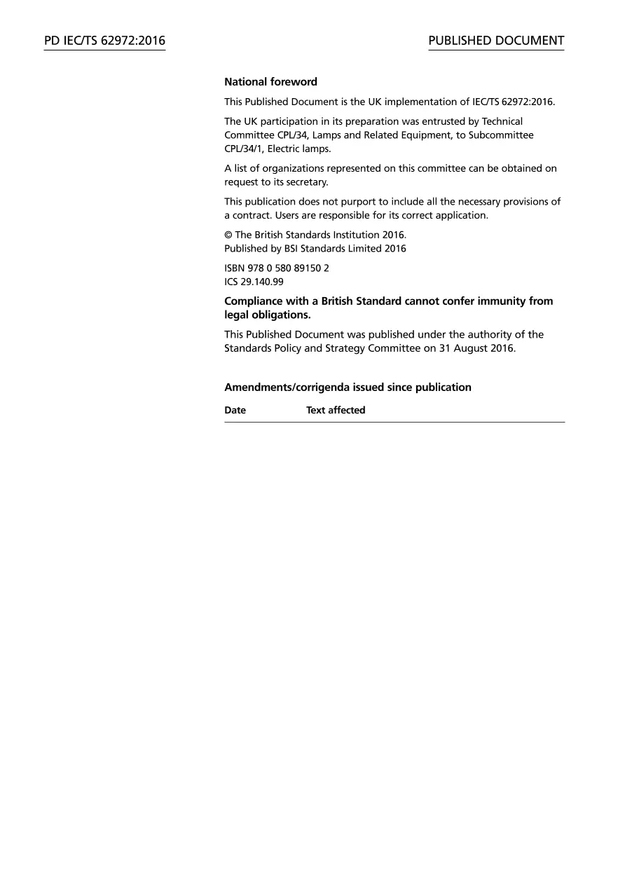 BS PD IEC/TS 62972:2016 pdf