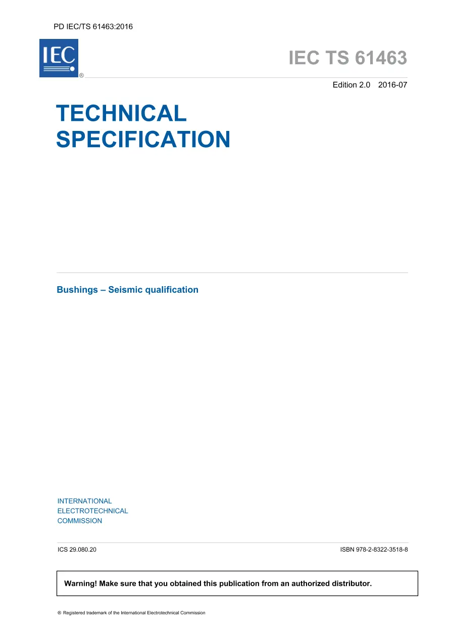 BS PD IEC/TS 61463:2016 BS PD IEC/TS 61463:2016 pdf
