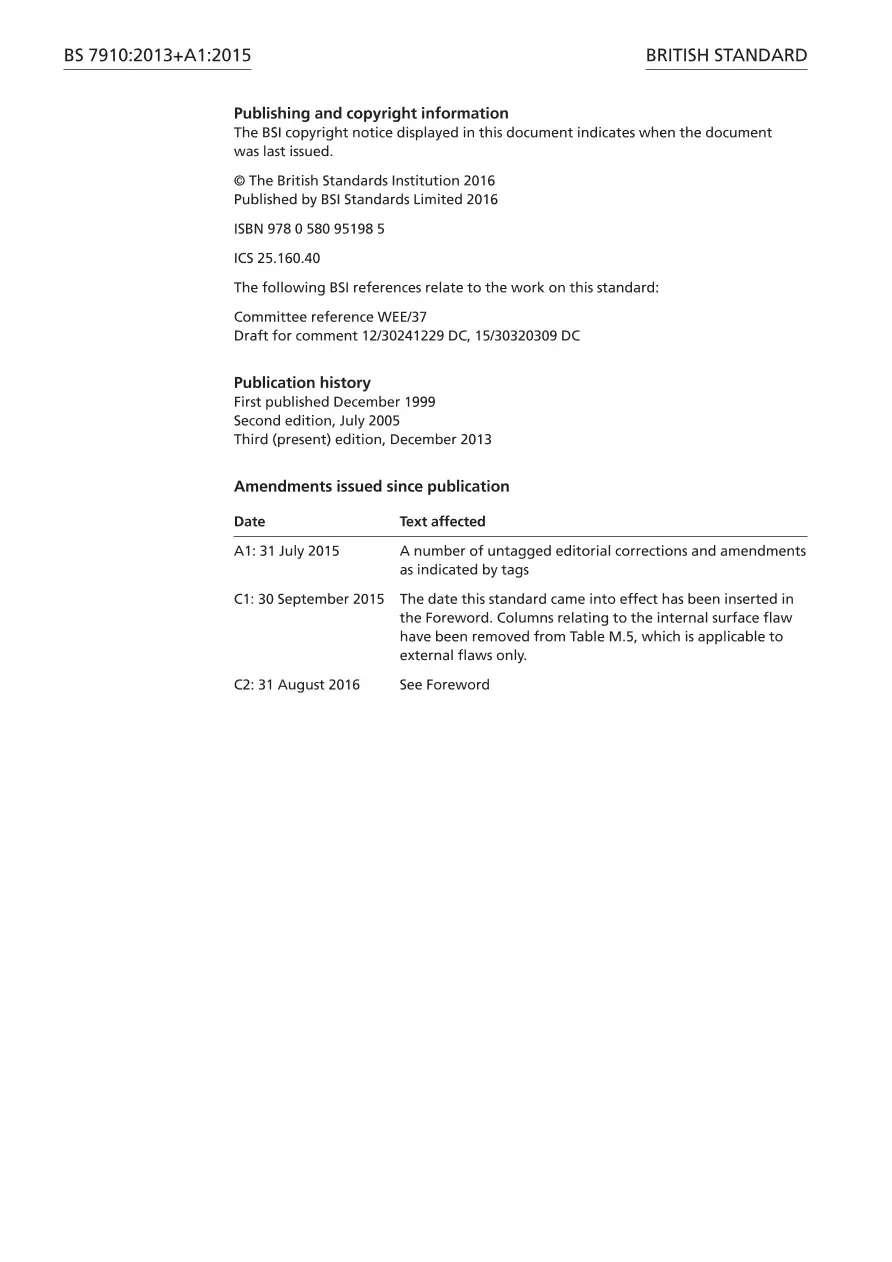 BS 7910:2013+A1:2015 BS 7910:2013+A1:2015 pdf
