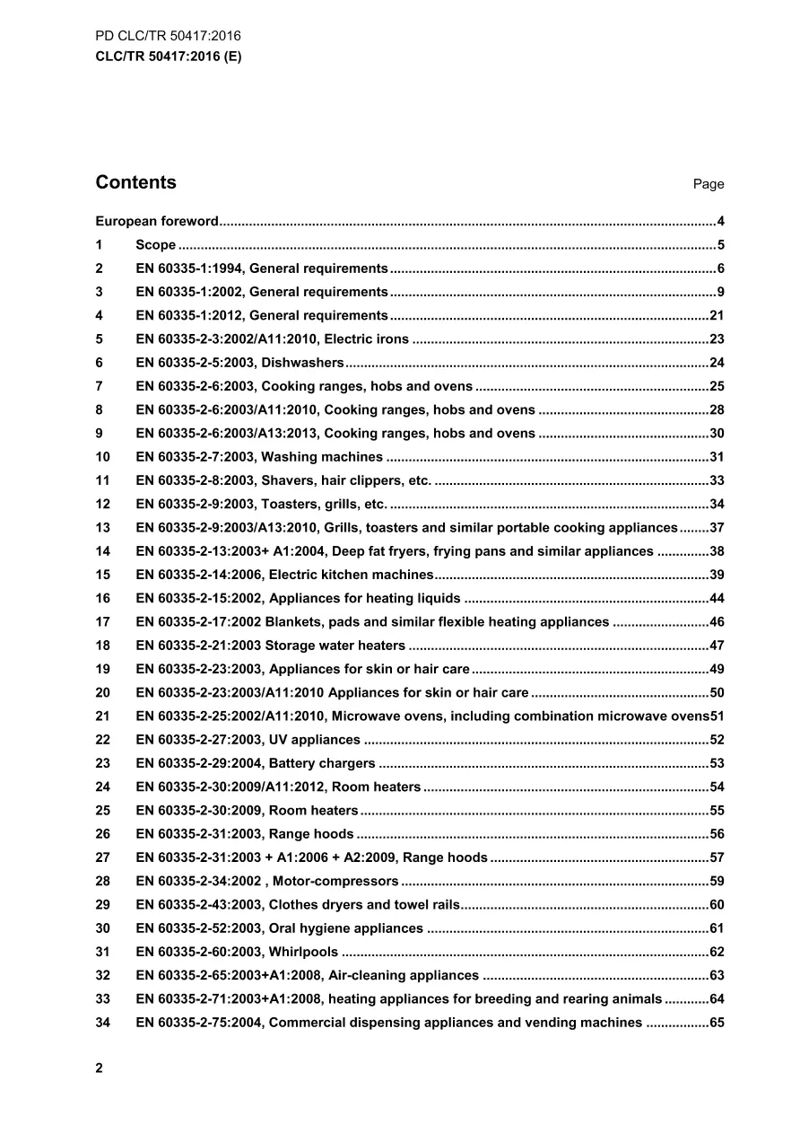 BS PD CLC/TR 50417:2016 BS PD CLC/TR 50417:2016 pdf