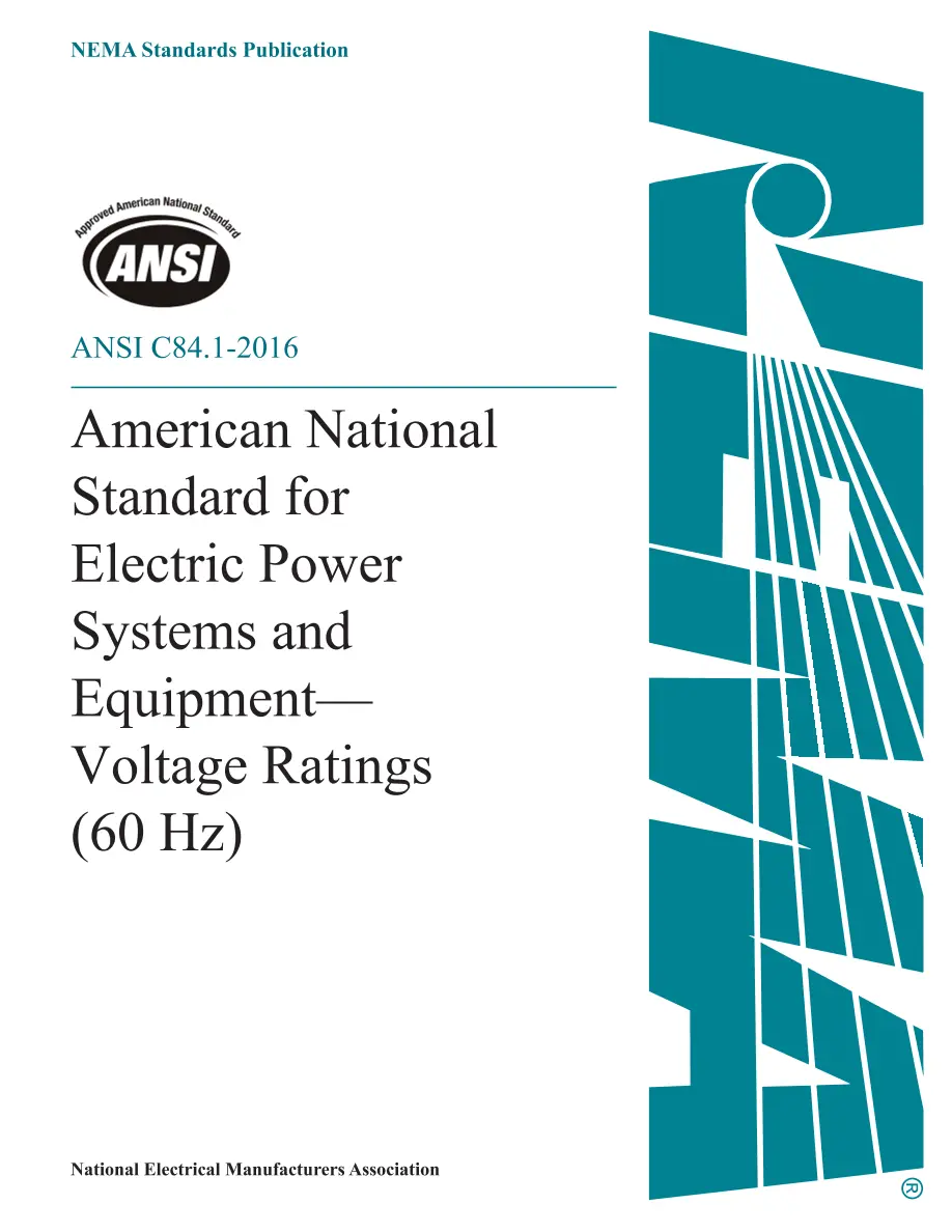 ANSI C84.1-2016 pdf