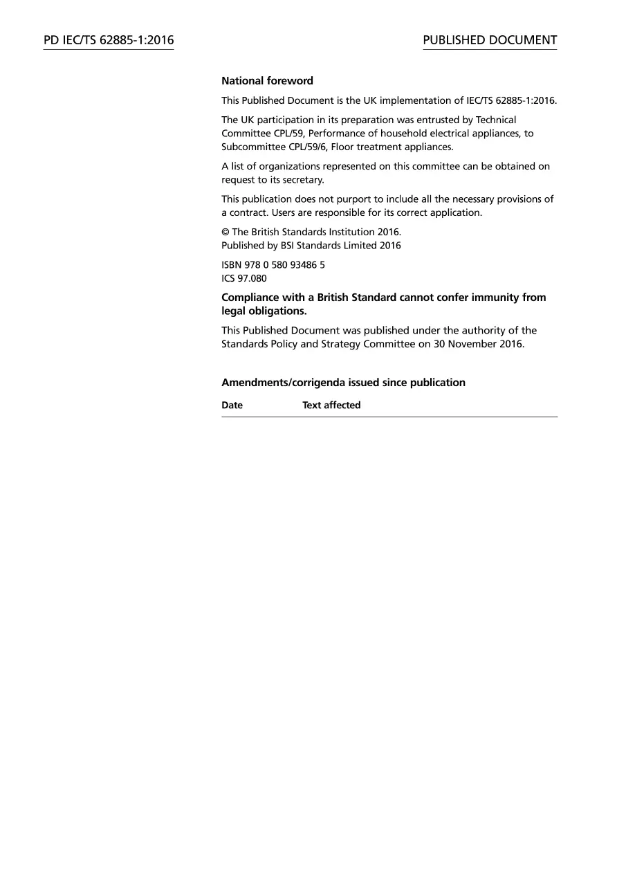 BS PD IEC/TS 62885-1:2016 BS PD IEC/TS 62885-1:2016 pdf