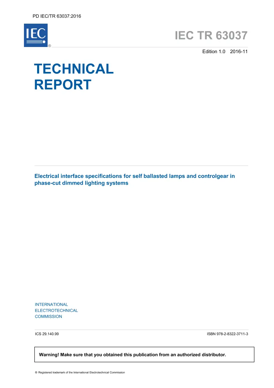 BS PD IEC/TR 63037:2016 BS PD IEC/TR 63037:2016 pdf