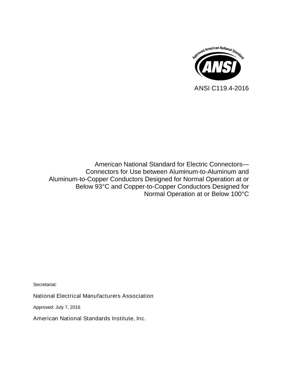 ANSI C119.4-2016 ANSI C119.4-2016 pdf