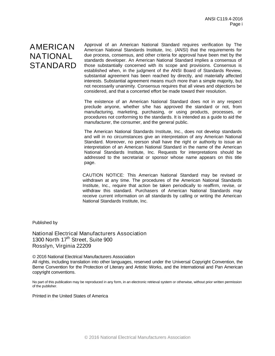 ANSI C119.4-2016 ANSI C119.4-2016 pdf
