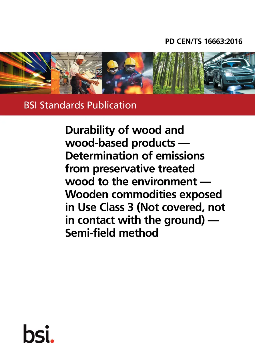 BS PD CEN/TS 16663:2016 pdf