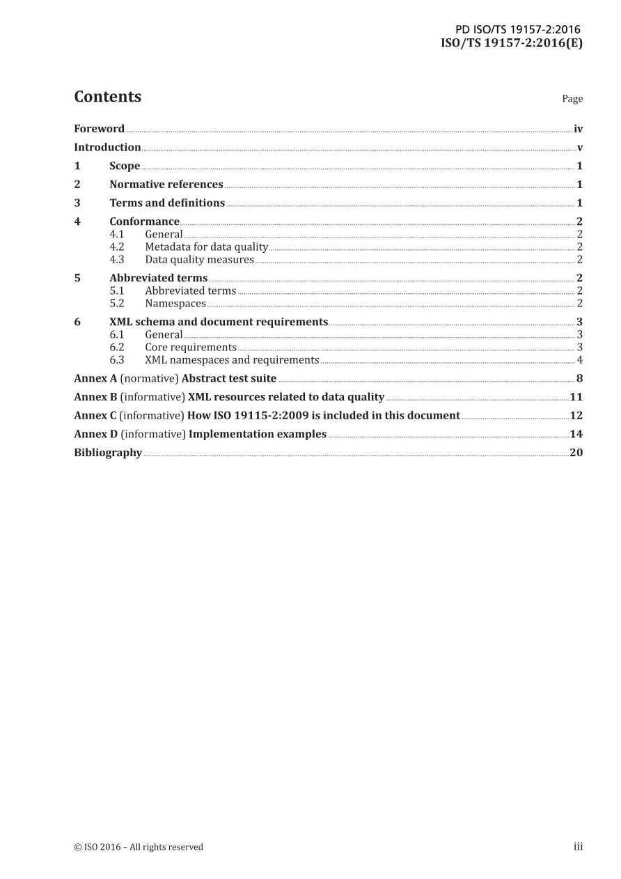 BS PD ISO/TS 19157-2:2016 pdf