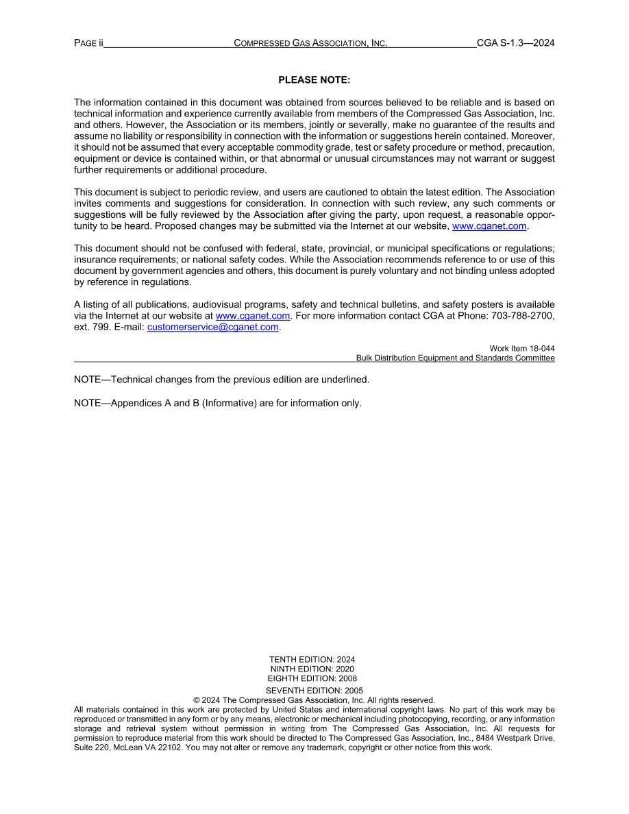 CGA S-1.3 CGA S-1.3 pdf