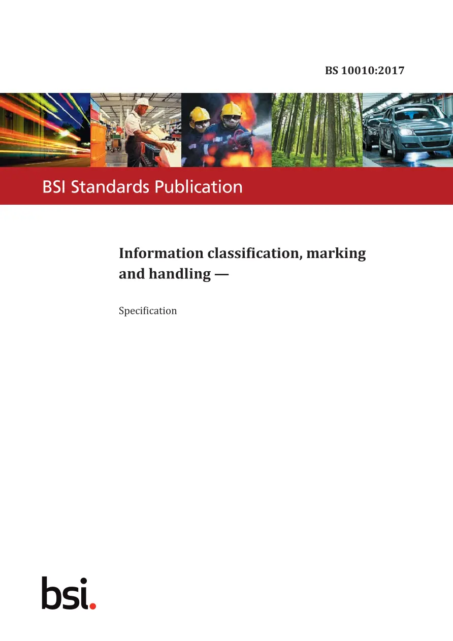 BS 10010:2017 BS 10010:2017 pdf