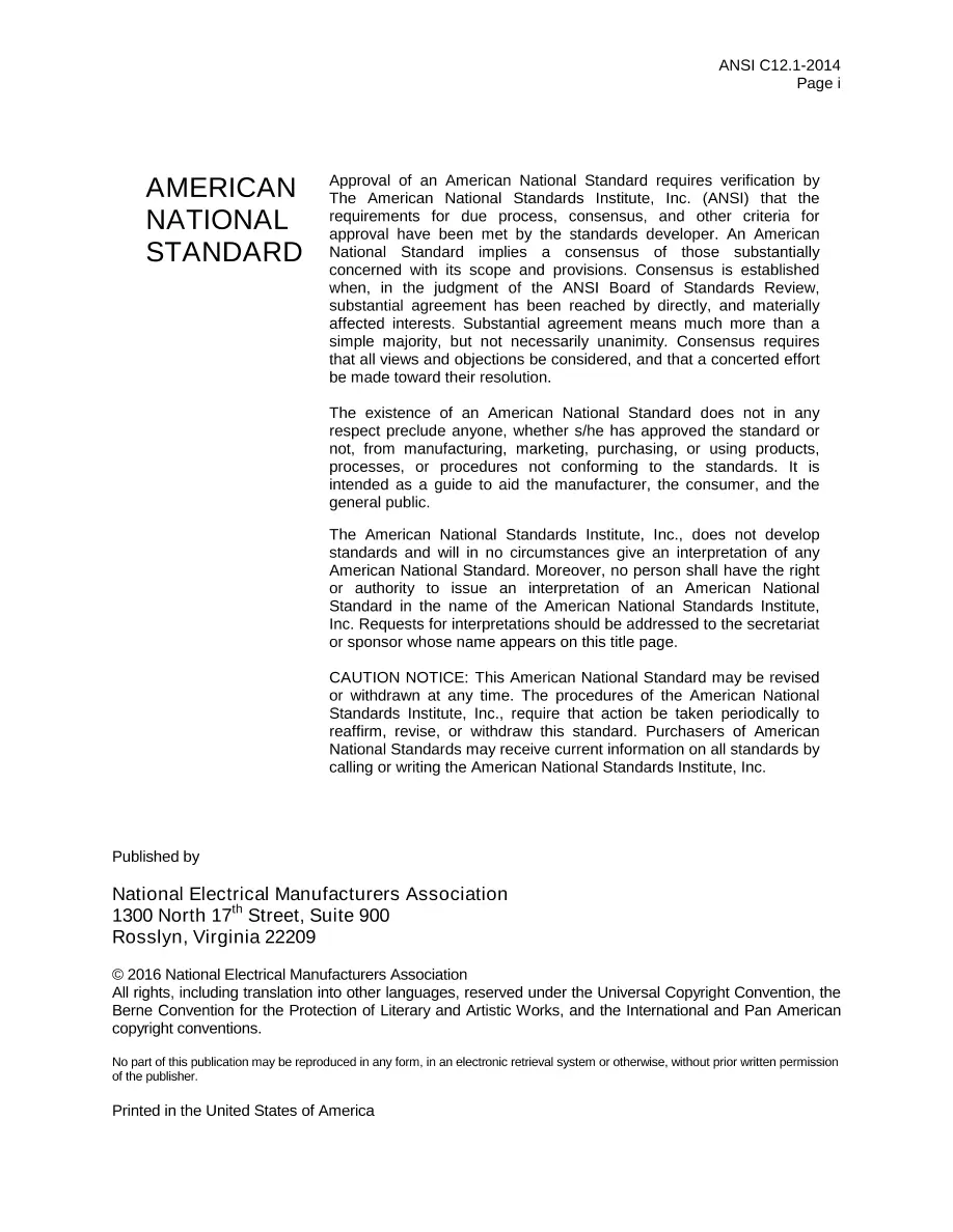ANSI C12.1-2014 ANSI C12.1-2014 pdf