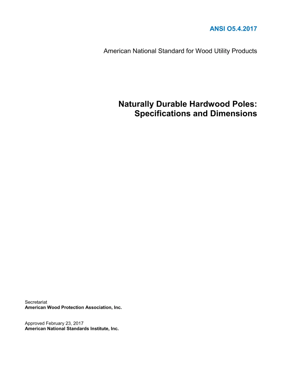 ANSI O5.4-2017 ANSI O5.4-2017 pdf