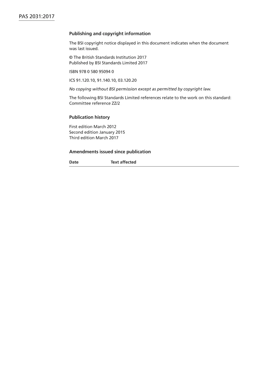 BS PAS 2031:2017 BS PAS 2031:2017 pdf