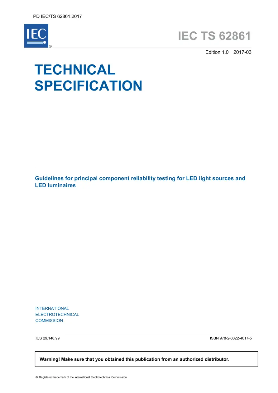 BS PD IEC/TS 62861:2017 BS PD IEC/TS 62861:2017 pdf
