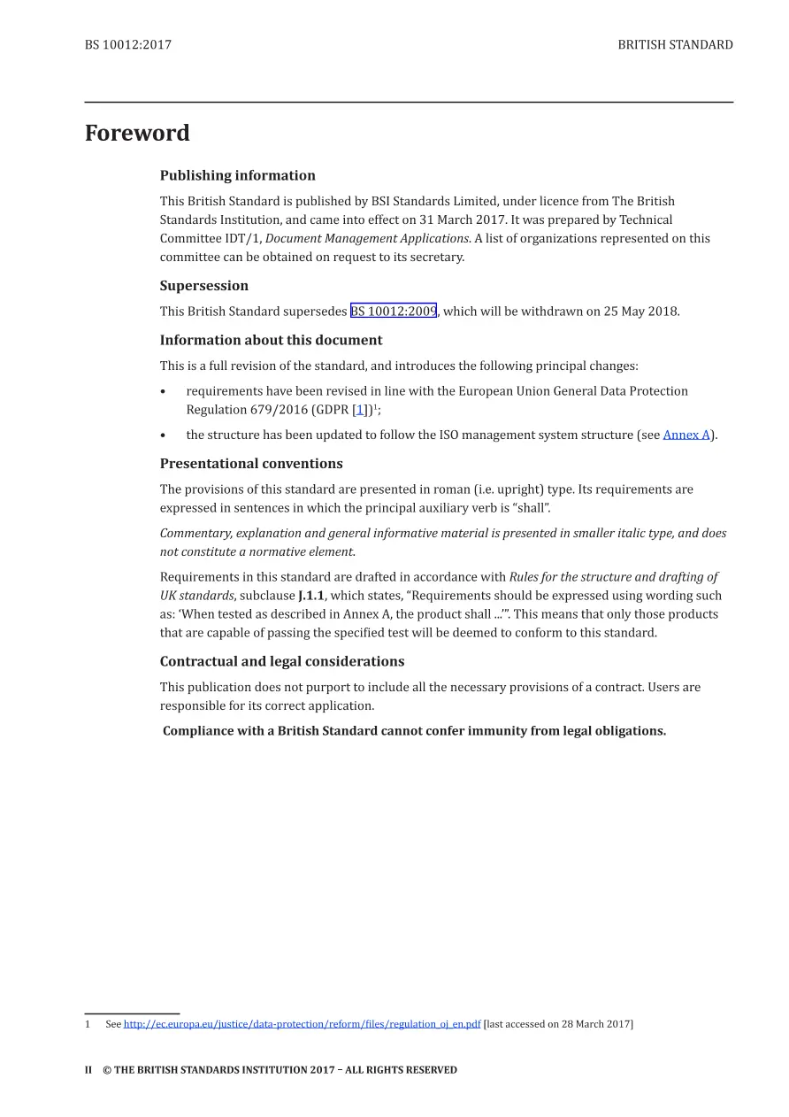 BS 10012:2017 pdf