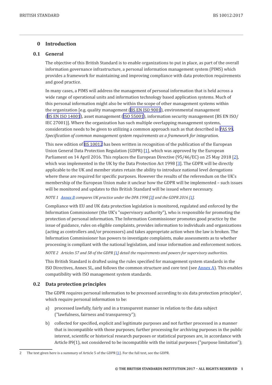 BS 10012:2017 pdf