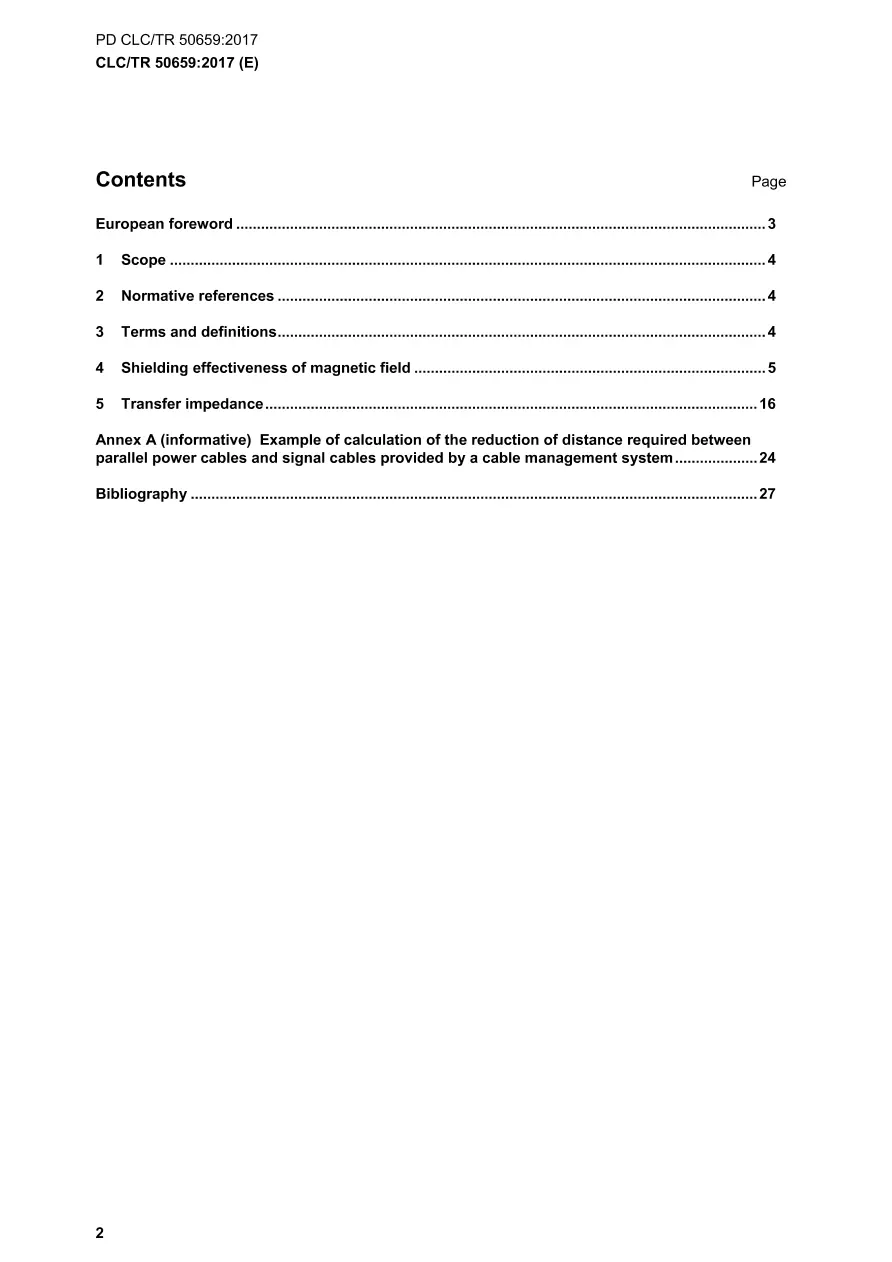 BS PD CLC/TR 50659:2017 BS PD CLC/TR 50659:2017 pdf