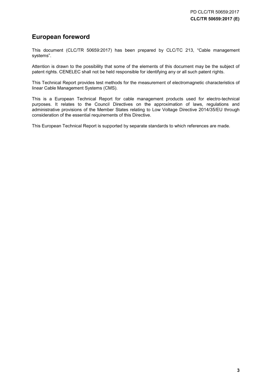 BS PD CLC/TR 50659:2017 BS PD CLC/TR 50659:2017 pdf