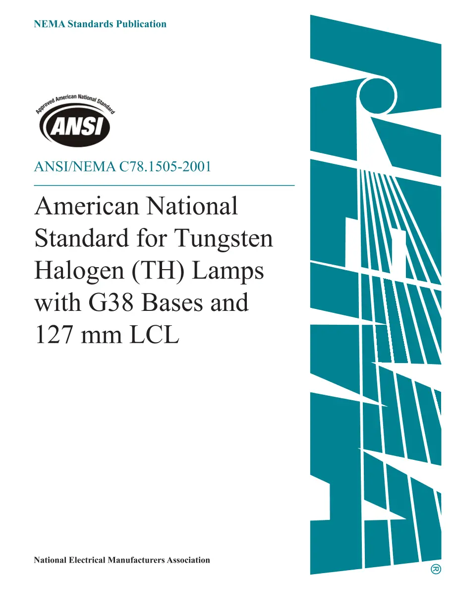 ANSI C78.1505-2001 pdf