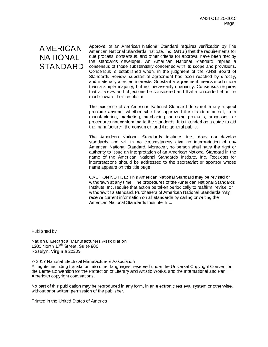 ANSI C12.20-2015 ANSI C12.20-2015 pdf