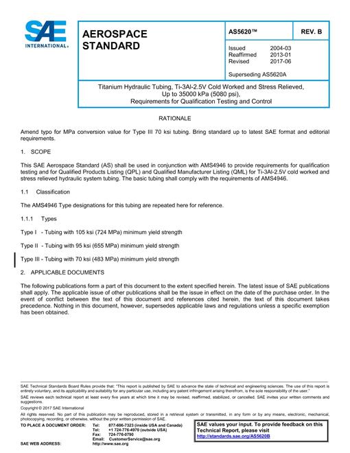SAE AS5620B SAE AS5620B pdf