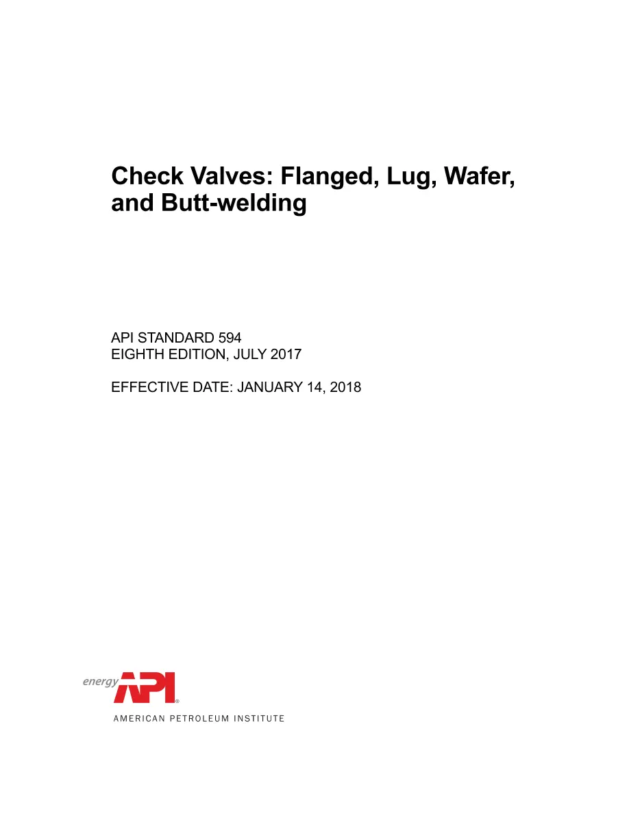 API Std 594 pdf