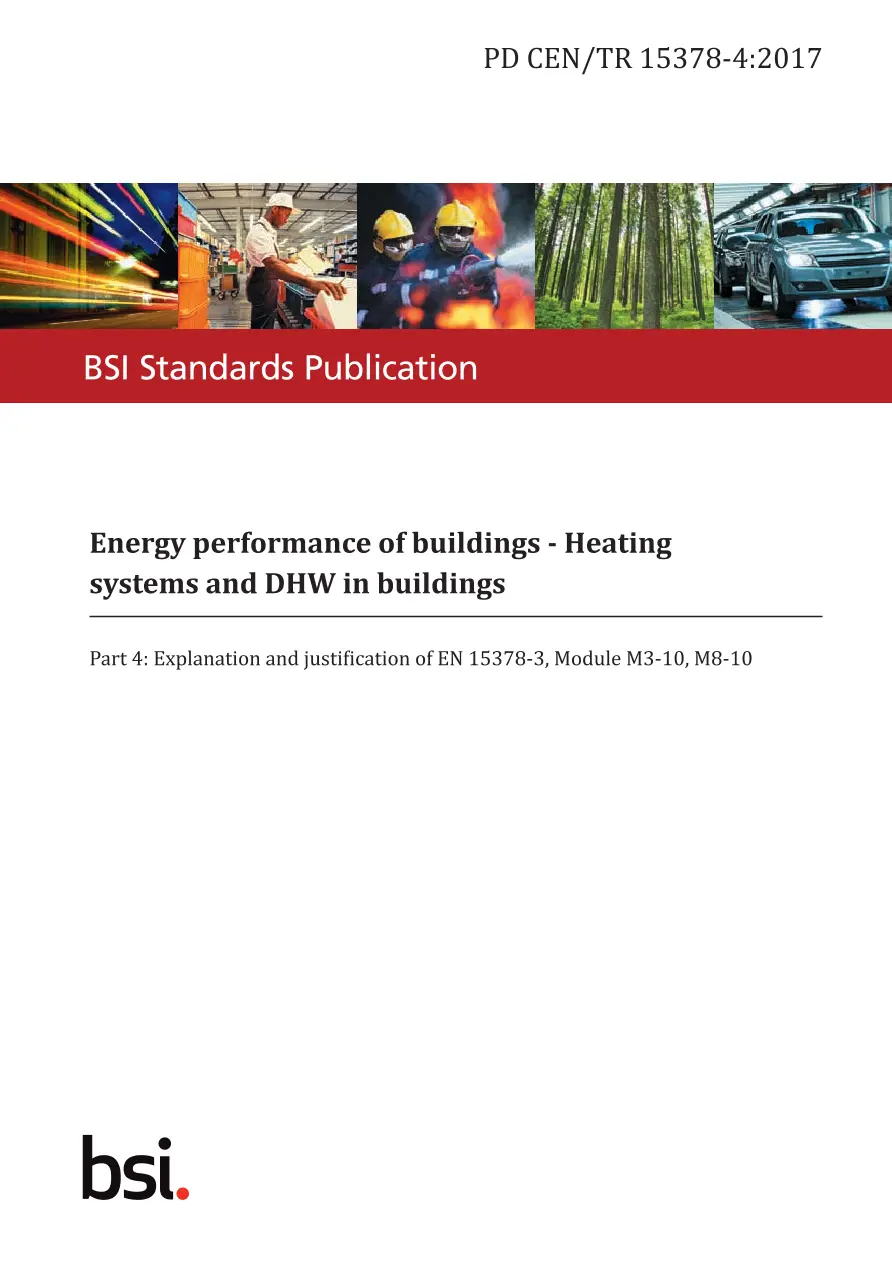 BS PD CEN/TR 15378-4:2017 pdf