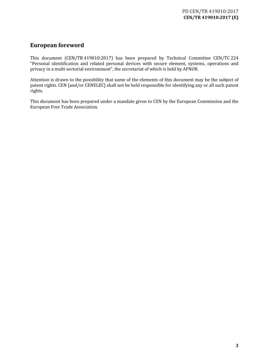 BS PD CEN/TR 419010:2017 BS PD CEN/TR 419010:2017 pdf