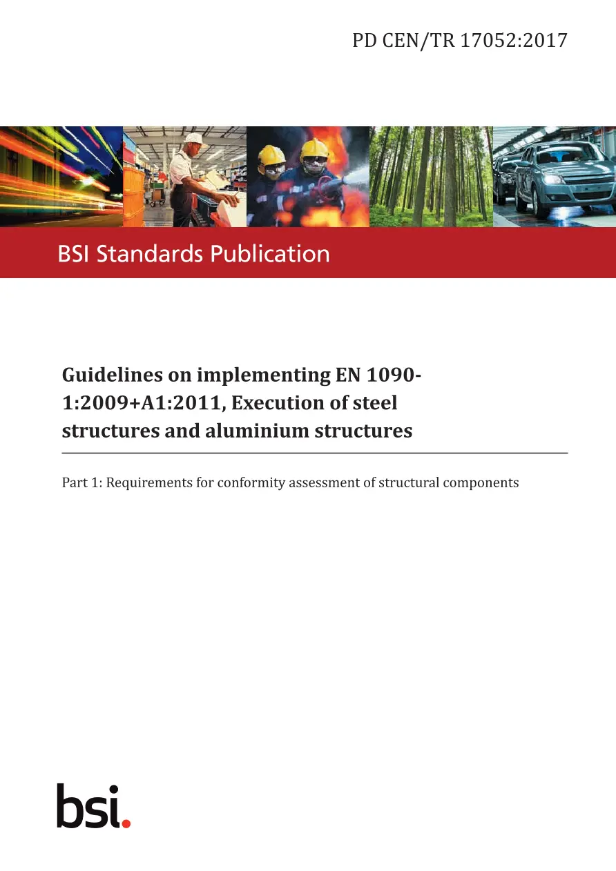 BS PD CEN/TR 17052:2017 BS PD CEN/TR 17052:2017 pdf